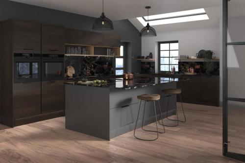 Centro Kitchen dark oak